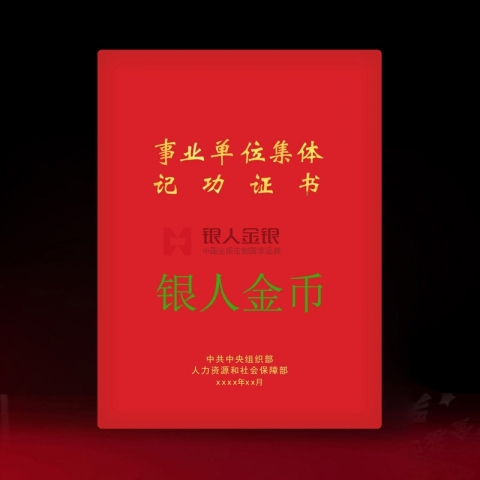 事業(yè)單位集體嘉獎(jiǎng)立功榮譽(yù)證書獎(jiǎng)勵(lì)證書