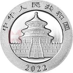 2022版熊貓貴金屬紀(jì)念幣1克圓形鉑質(zhì)紀(jì)念幣