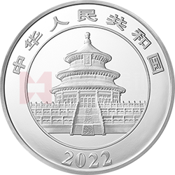 2022版熊貓貴金屬紀(jì)念幣1公斤圓形銀質(zhì)紀(jì)念幣