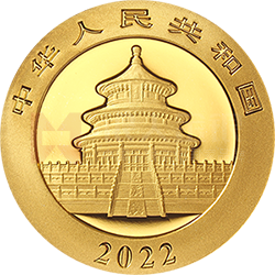 2022版熊貓貴金屬紀(jì)念幣3克圓形金質(zhì)紀(jì)念幣