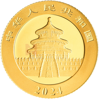 2024版熊貓3克普制金質(zhì)紀(jì)念幣